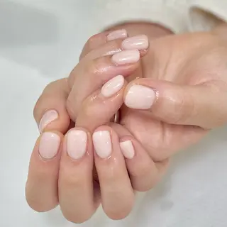 ネイル MAXKELLY正池 白フレンチ募集🕊️のネイルデザイン