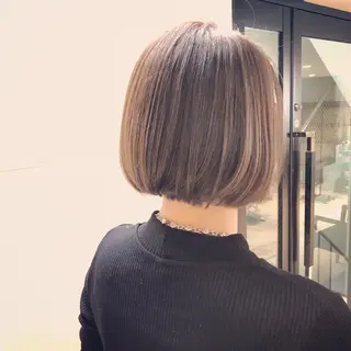 ショート カラー 髪質改善🌈縮毛矯正 荻原 達矢のヘアスタイル