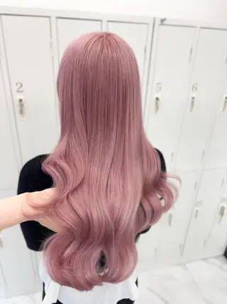 ロング カラー 盛れる顔まわり🤍 渋谷/Risa🎀のヘアスタイル
