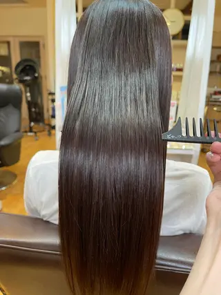 ロング 梶谷 和希のヘアスタイル