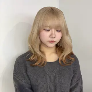 ロング カラー Ren. 🦋デザインカラーのヘアスタイル