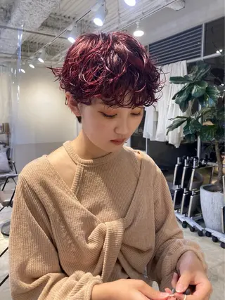 ショート メンズ清潔感のプロ 💈メンズパーマ藤田のヘアスタイル