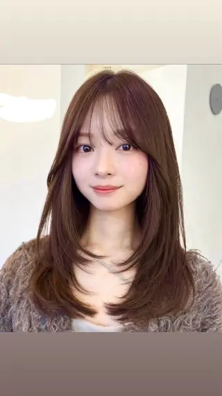 ミディアム レイヤー×ハイトーン ×デザイン 啓太のヘアスタイル