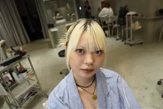 ヘアアレンジ 似合わせレイヤー ‪ෆ‪.*艶髪補修のヘアスタイル