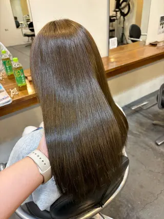 セミロング カラー IORI #韓国ヘア#髪質改善のヘアスタイル