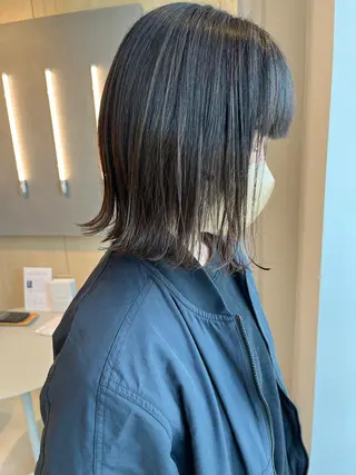 ミディアム 恒松 大毅のヘアスタイル