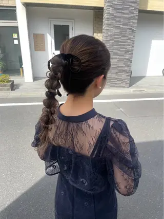 ロング ヘアアレンジ 美髪× ヘアセット✨Araiのヘアスタイル