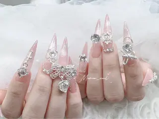 ネイル MoMoA Nail ネイル長さ出し専門店のネイルデザイン
