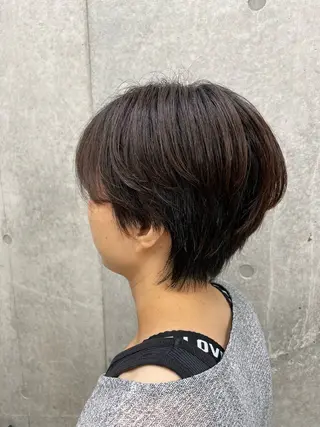 ショート 梅雨対策すぐ巻ける ☔️縮毛矯正勝倉　麗のヘアスタイル