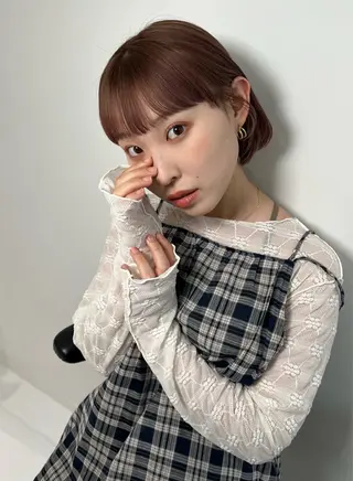 カラー 【‪カット550円】 🌟ユズハのヘアスタイル