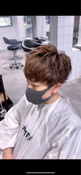 パーマ メンズ メンズヘア特化 パーマ 縮毛矯正🔷のヘアスタイル