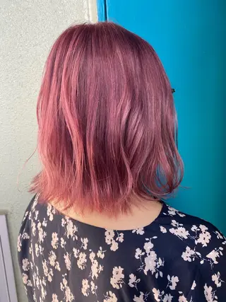 ミディアム カラー moanin モーニンのヘアスタイル