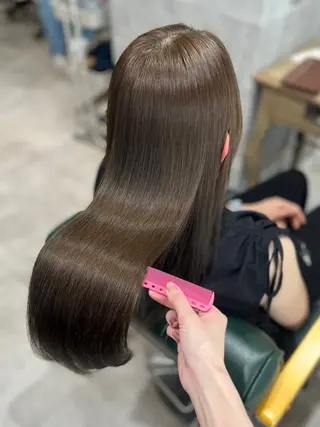 カラー 💕韓国艶出しヘア /HARUKAのヘアスタイル