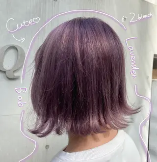 ミディアム MIZUKI 〰️🤍のヘアスタイル