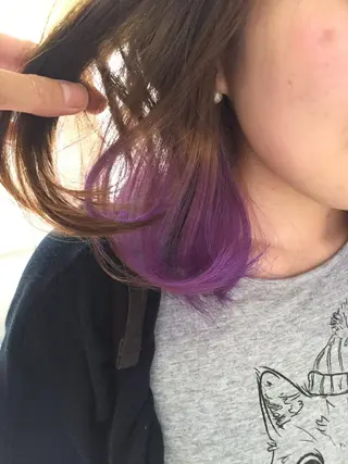 ミディアム カラー パーマ ヘアアレンジ 新宿/髪質改善/ 美髪矯正✨浅江通友のヘアスタイル