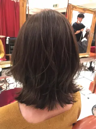ミディアム カラー ご新規様限定 透明感カラーKANAのヘアスタイル