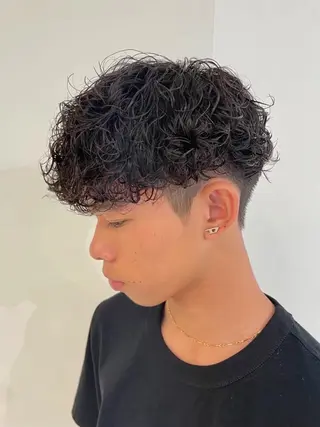 メンズ 三田 真穂のヘアスタイル