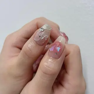 ネイル rina ニュアンス♡ワンホンのネイルデザイン