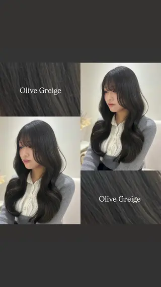 ロング kotone🦋艶髪 似合わせカットカラーのヘアスタイル