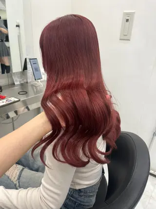 ロング 🍒韓国y2k暖色 NO.1🍒REAのヘアスタイル