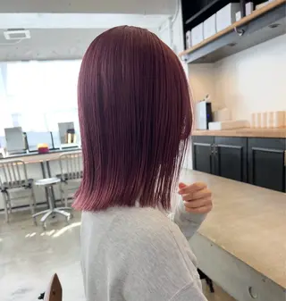 カラー 透明感カラー×艶髪 🍒Mihoのヘアスタイル
