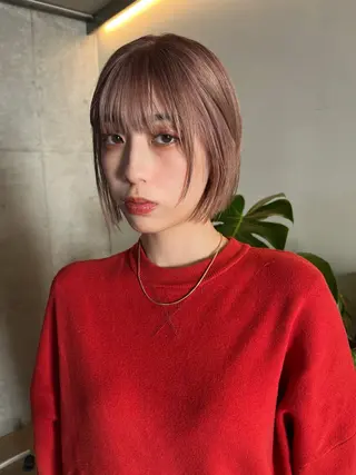 ショート レイヤーカット\ウル フ　chinatsuのヘアスタイル