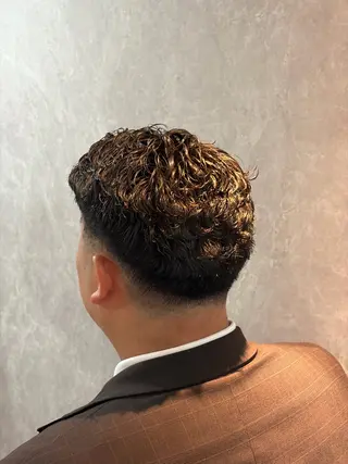 ショート パーマ メンズ 高橋 怜玖/仙台/長町のヘアスタイル