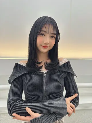 ミディアム カラー 💎透明感カラー特化 💎TAISEIのヘアスタイル