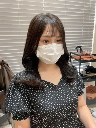 ミディアム YUKI / レイヤーカット🤍のヘアスタイル