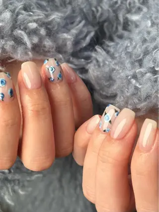 ネイル diar blue 🩵ayanaのネイルデザイン