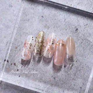 ネイル モチの良さ◉ フィルインネイル♡のネイルデザイン