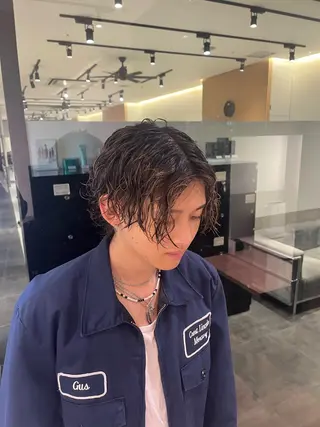 パーマ メンズ/ パーマ/ツバキのヘアスタイル