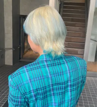 カラー 🌈メンズパーマ🌈 メンズカットアリサのヘアスタイル