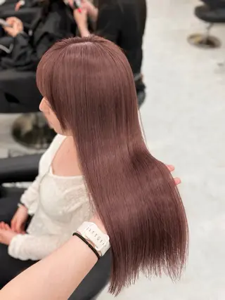 ロング カラー ヘアアレンジ 透明感カラー🎀艶髪 Anju/渋谷🎀のヘアスタイル