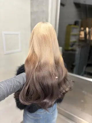 ロング カラー トレンドカラー🥣/ ヘアアレンジ✩.*˚のヘアスタイル