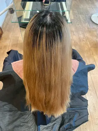 カラー 💎ハイライト💎 オクデラ💎のヘアスタイル