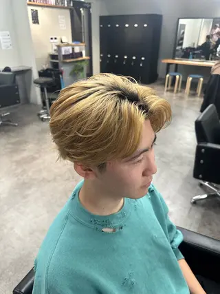 カラー メンズ 立川メッシュパーマ 特化/けんしょうのヘアスタイル