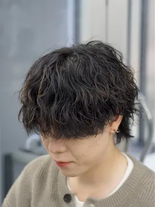 パーマ メンズ 🔱OVARL🔱 メンズパーマ/たいがのヘアスタイル