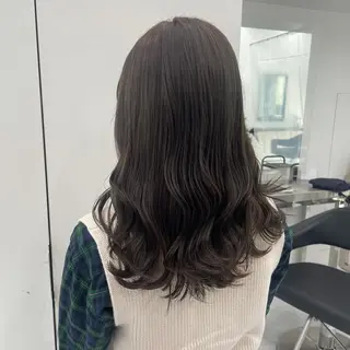 ロング カラー ヘアアレンジ 縮毛矯正/髪質改善/ ブリーチ毛/木元渓太のヘアスタイル