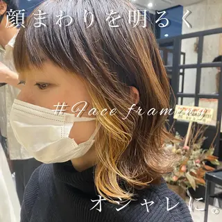 ミディアム カラー 似合う髪型見つけます AYAKAのヘアスタイル