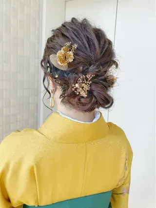ロング ヘアアレンジ 大平 美沙のヘアスタイル