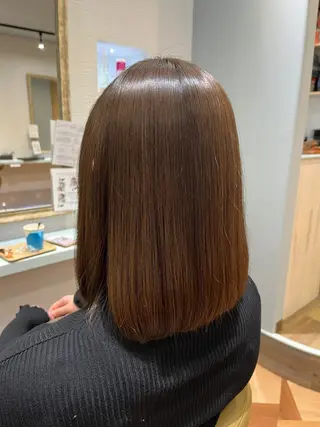 ミディアム カラー 髪質改善 高橋 勇樹のヘアスタイル