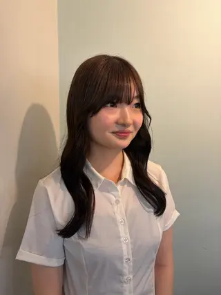 ロング カラー .•♬ ハルナ.•♬のヘアスタイル