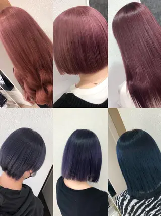 ロング カラー ブリーチ/髪質改善 店長　板垣智大のヘアスタイル