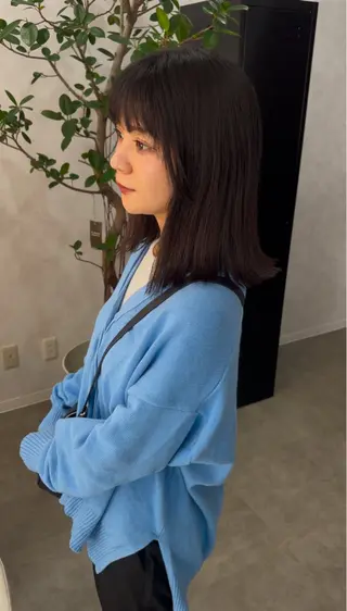 ミディアム 下小鶴 優治のヘアスタイル