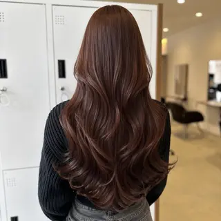 ロング 🎀暖色/艶髪カラー 🎀YUMEのヘアスタイル