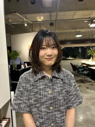 ミディアム レイヤー✨パーマ 🌙 nanacoのヘアスタイル