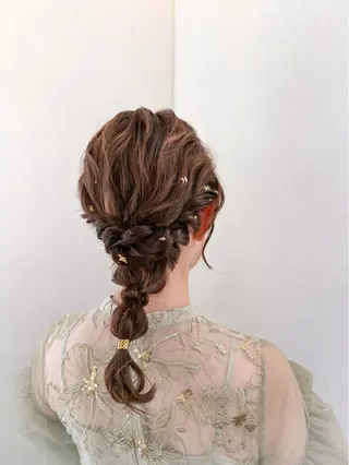 ヘアアレンジ hair make もりした ゆうのヘアスタイル