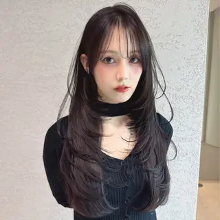 ロング カラー レイヤー/髪質改善 Lond ambreのヘアスタイル