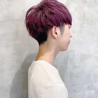 ショート カラー メンズ ill副店長 立和田純也のヘアスタイル